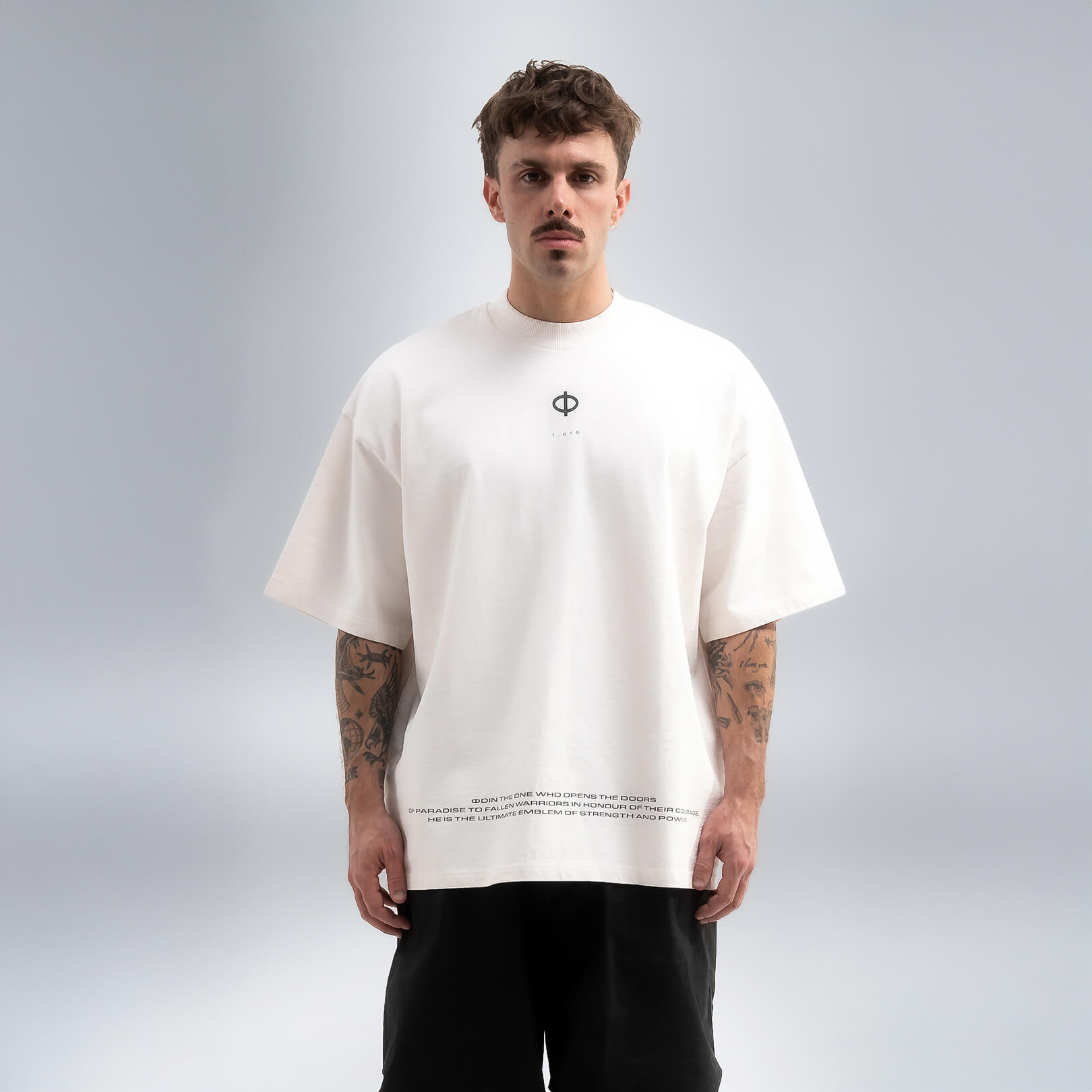 ARP220 T-Shirt Fossil White - Premium Streetwear Tee | Odin Gear