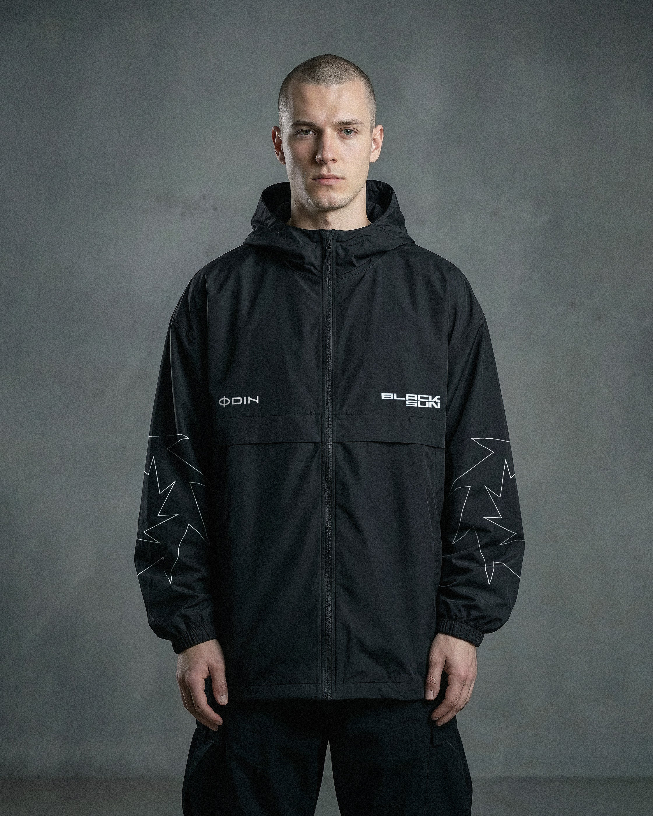 BLACK SUN™ CORE WIND SHIFT - Premium Windbreaker Jacket | Odin Gear