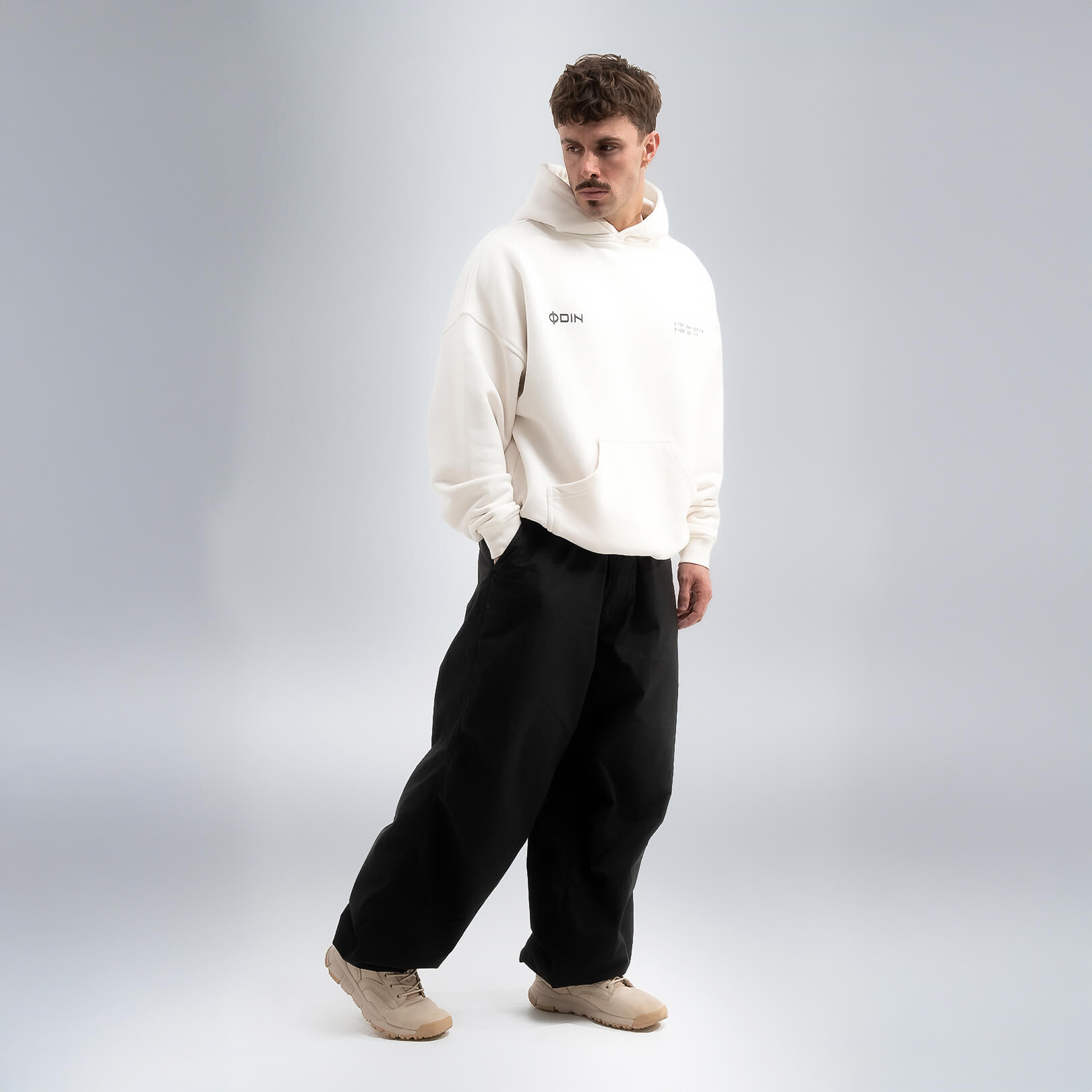 ARP220 Hoodie Fossil White - Premium Streetwear Hoodie | Odin Gear