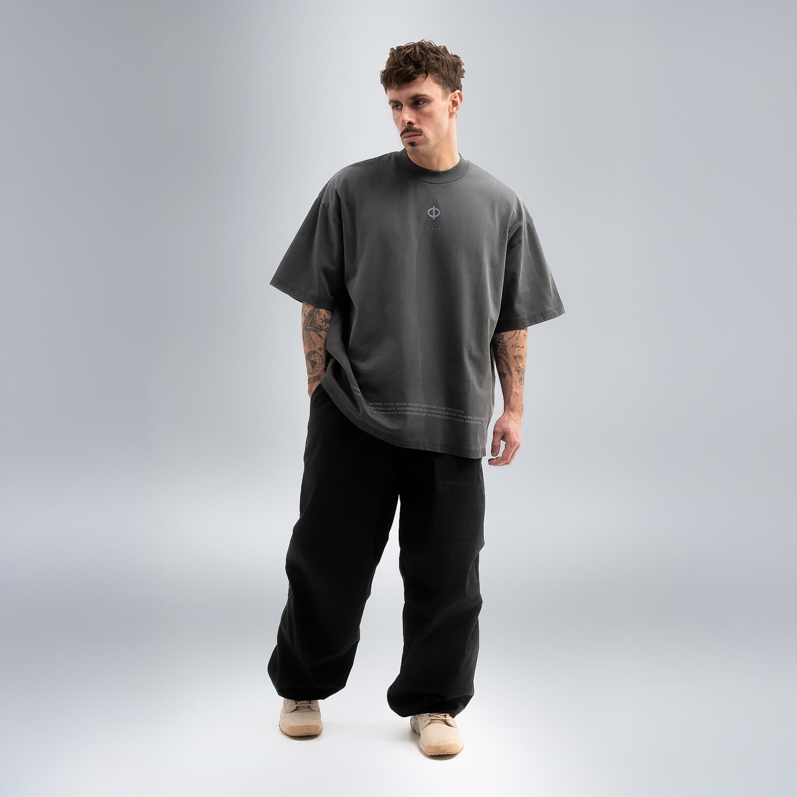ARP220 T-Shirt Obsidian Black Wash - Premium Streetwear Tee | Odin